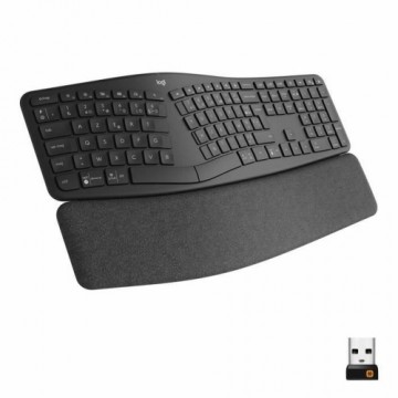 Klaviatūra Logitech K860 Melns AZERTY