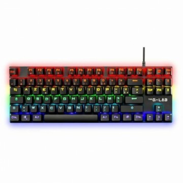 Игровая клавиатура Gaming The G-Lab Mercury Чёрный AZERTY