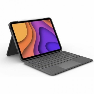 Bluetooth-клавиатура с подставкой для планшета Logitech iPad Air 4th Gen Серый AZERTY