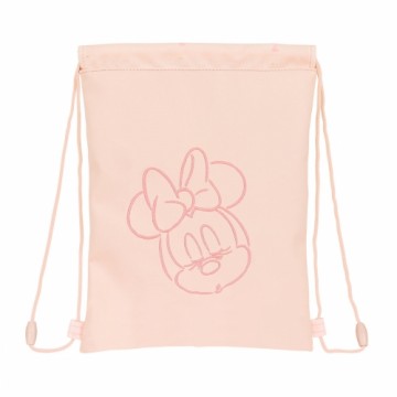 Backpack with Strings Minnie Mouse Pink (26 x 34 x 1 cm)