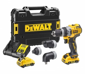 Dewalt (i) DeWALT Akumulatora skrūvgriezis Multi-Head 12V 2X3Ah TSTAK