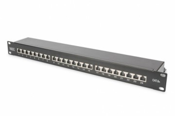 Digitus  
         
       CAT 6A Patch Panel, RJ45, 8P8C, RJ45 shielding (Tinned bronze)