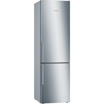 Bosch Refrigerator KGE398IBP Series 6 Energy efficiency class B, Free standing, Combi, Height 201 cm, Fridge net capacity 249 L, Freezer net capacity 94 L, 38 dB, Inox