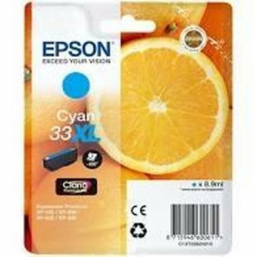 Картридж с оригинальными чернилами Epson C13T33624010 Циановый