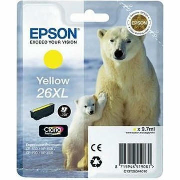 Картридж с оригинальными чернилами Epson 26XL Жёлтый