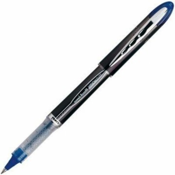 Liquid ink ballpoint pen Uni-Ball Vision Elite UB-205 Темно-синий 12 штук