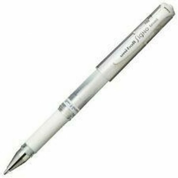 Liquid ink ballpoint pen Uni-Ball Signo Broad UM-153 W Белый 12 штук