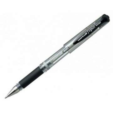 Liquid ink pen Uni-Ball Signo Broad UM-153 W Black 0,6 mm (12 Pieces)