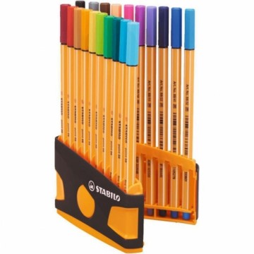 Set of Felt Tip Pens Stabilo Point 88 Case Multicolour