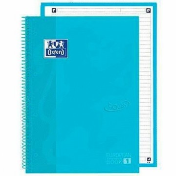 ноутбук Oxford European Book School A4 Пастельно-голубой 5 штук