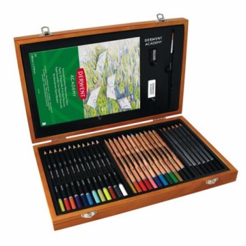 Drawing Set DERWENT Academy 35 Pieces Gift case