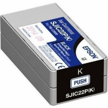 Картридж с оригинальными чернилами Epson SJIC22P(K) Чёрный