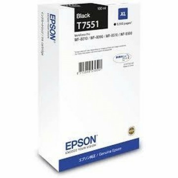 Oriģinālais Tintes Kārtridžs Epson T7551 Melns