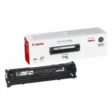 Картридж с оригинальными чернилами Canon CRG-718 Bk Чёрный