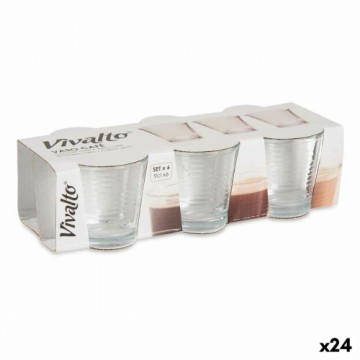 Vivalto Набор стаканов Прозрачный Cтекло (90 ml) (24 штук)