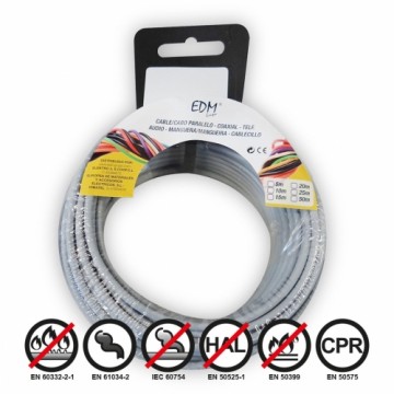 Cable EDM Grey 50 m 1,5 mm