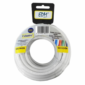 Cable EDM 3 x 1 mm 10 m White