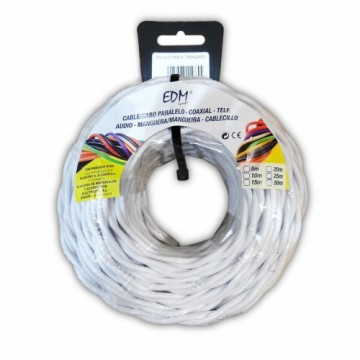 Cable EDM 2 x 2,5 mm White 5 m