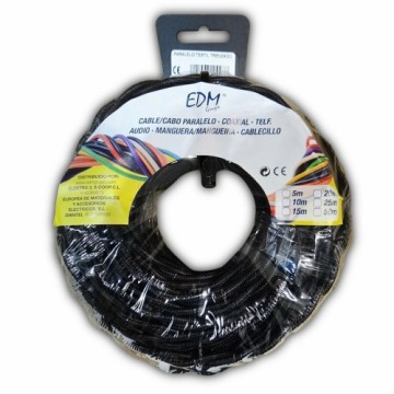 Cable EDM 2 x 1,5 mm Black 25 m
