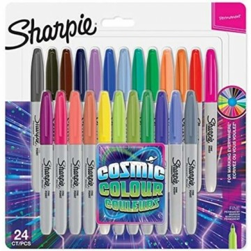 Набор маркеров Sharpie Cosmic Разноцветный 24 Предметы постоянный 1 штук