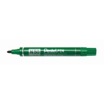 Permanentais marķieris Pentel N50-BE Zaļš 12 gb.