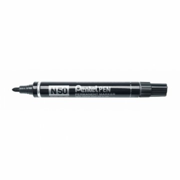 Постоянный маркер Pentel N50-BE Чёрный 12 штук