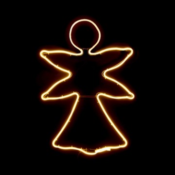 Krist+ Новогоднее украшение Свет Ангел Жёлтый (52 x 1,5 x 72 cm)