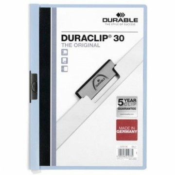 Папка-портфолио Durable Duraclip 30 Синий Прозрачный A4 25 Предметы