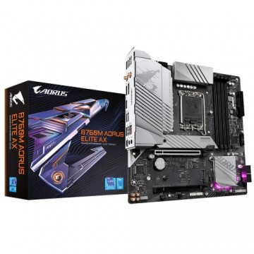 Mainboard|GIGABYTE|Intel B760 Express|LGA1700|Micro-ATX|Memory DDR5|Memory slots 4|2xPCI-Express 4.0 16x|2xM.2|1xHDMI|1xDisplayPort|4xUSB 2.0|4xUSB 3.2|1xUSB-C|1xOptical S/PDIF|1xRJ45|2xAudio port|B760MAORUSELITEAX