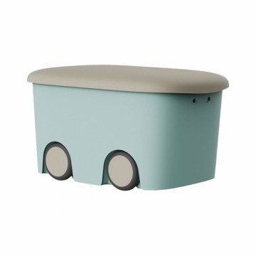 Multi-use Box Plastiken 88100 Children's Mint 45 L (59 x 38 x 32 cm)