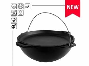 10 l čuguna katls ASIAN Lid-Pan