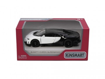 KINSMART Металлическая моделька Bugatti Chiron Supersport маштаб 1:38