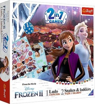 TREFL FROZEN Настольная игра 2 в 1 Холодное сердце 2