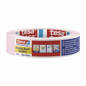 Клейкая лента TESA Precision mask sensitive Розовый (50 m x 25 mm)