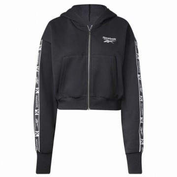 Женская спортивная куртка Reebok Tape Pack Full Zip Чёрный