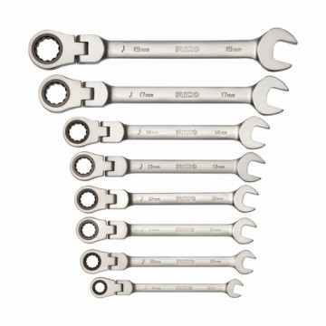 Ratchet spanner set Irimo 8-19 mm