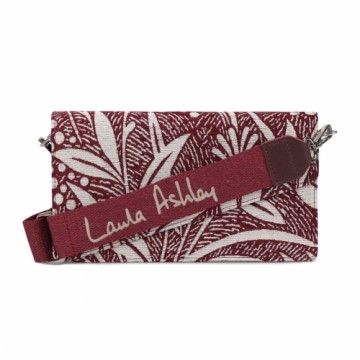 Sieviešu Rokassoma Laura Ashley CRESTON-FLOWER-CLARET-RED Pelēks (24 x 13 x 3 cm)