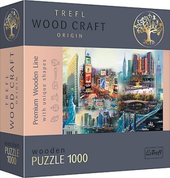 Trefl Puzzles TREFL Koka puzle - Ņujorkas kolāža, 1000gb