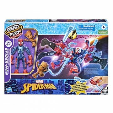 SPIDER-MAN Rotaļu komplekts Bend and Flex kosmosa misija, 15 cm