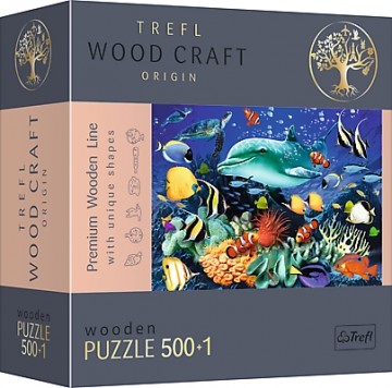 Trefl Puzzles TREFL Пазл из дерева Подводный мир 500+1 шт.