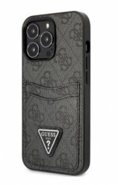 Guess  
       Apple  
       iPhone 13 Pro Saffiano Double Card Case 
     Black