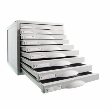 Modular Filing Cabinet Archivo 2000 ArchiSystem 9 atvilktnes Pelēks (35,6 x 31,6 x 20,3 cm)