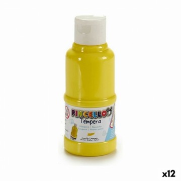 Pincello Tempera Dzeltens (120 ml) (12 gb.)