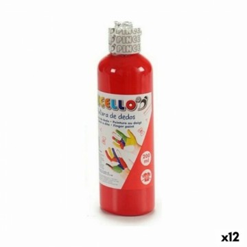 Pincello Рисование пальцами 200 ml Оранжевый 12 штук