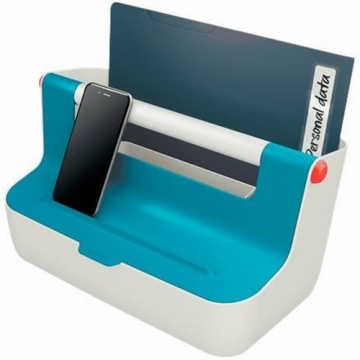 Ящик для хранения Leitz Cosy Ручка для переноски Синий ABS (21,4 x 19,6 x 36,7 cm)