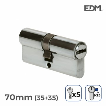 Cylinder EDM r13 European Short camlock Silver nickel (70 mm)