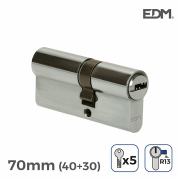 Cylinder EDM r13 European Short camlock Silver nickel (70 mm)