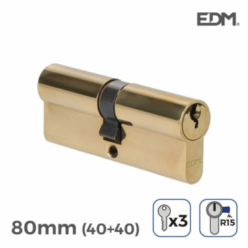 Cylinder EDM r15 European Long camlock Golden Brass (80 mm)