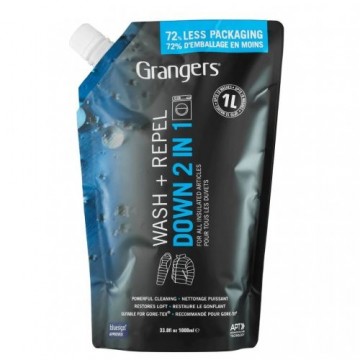 Grangers 2 in 1 Wash+Repel Down 1000ml Pouch / 1000 ml