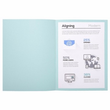 Set of Subfolders Exacompta Forever Light Blue A4 100 Pieces